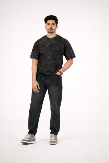 Balloon fit trousers with tapered ankle