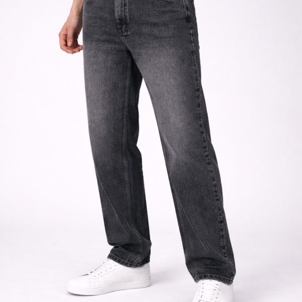 CARBON-BLACK BALOON JEANS