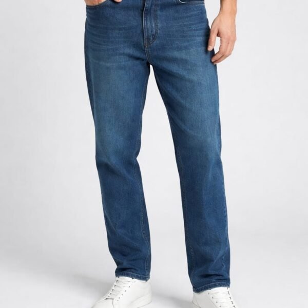 DENIM-BLUE BALOON FIT JEANS